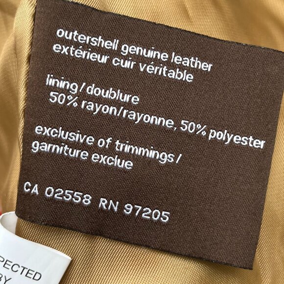 Vintage Danier Leather Blazer Camel Tan Suede Jacket - Picture 4 of 5